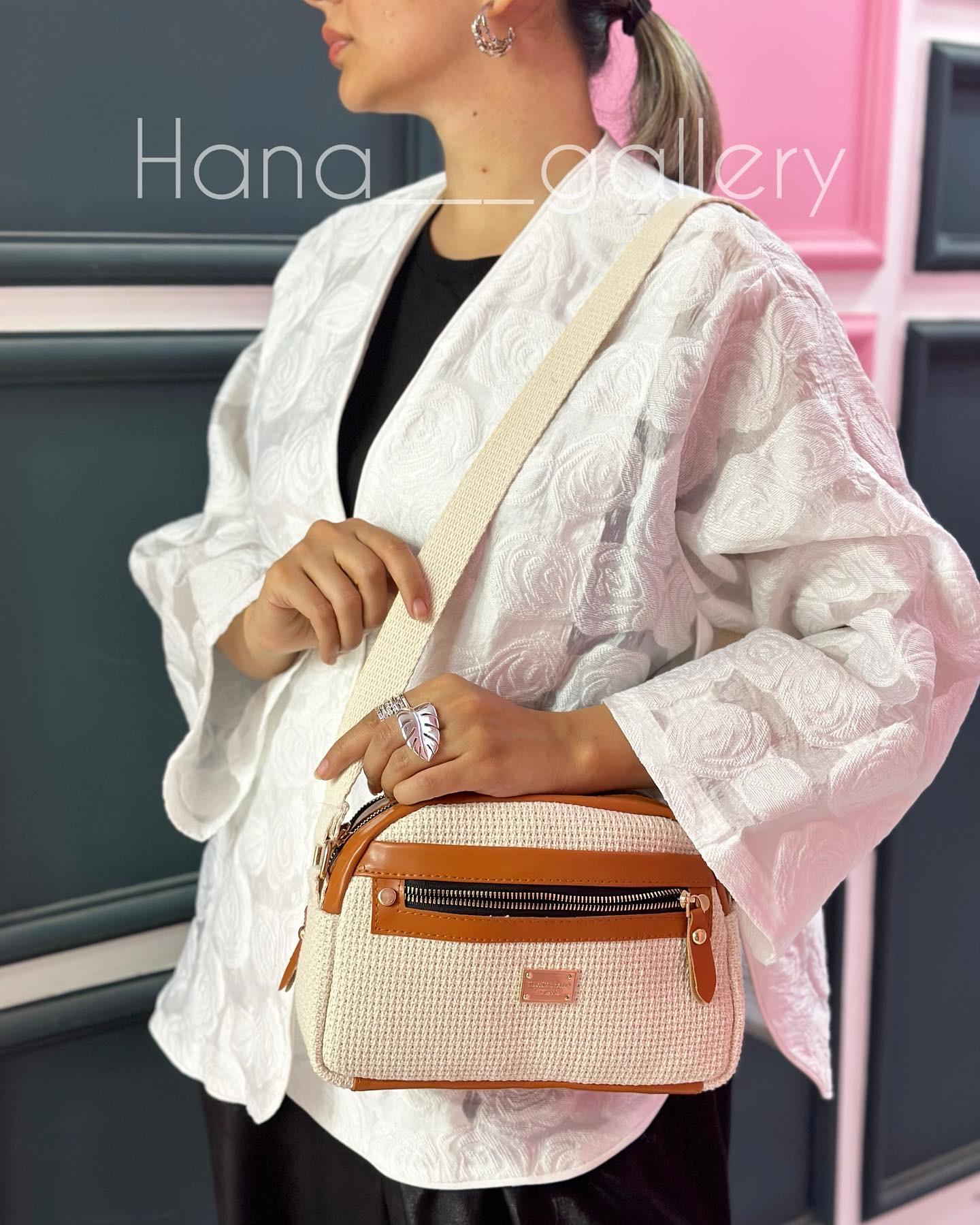 کیف دوشی دستی زنانه قهوه‌ای