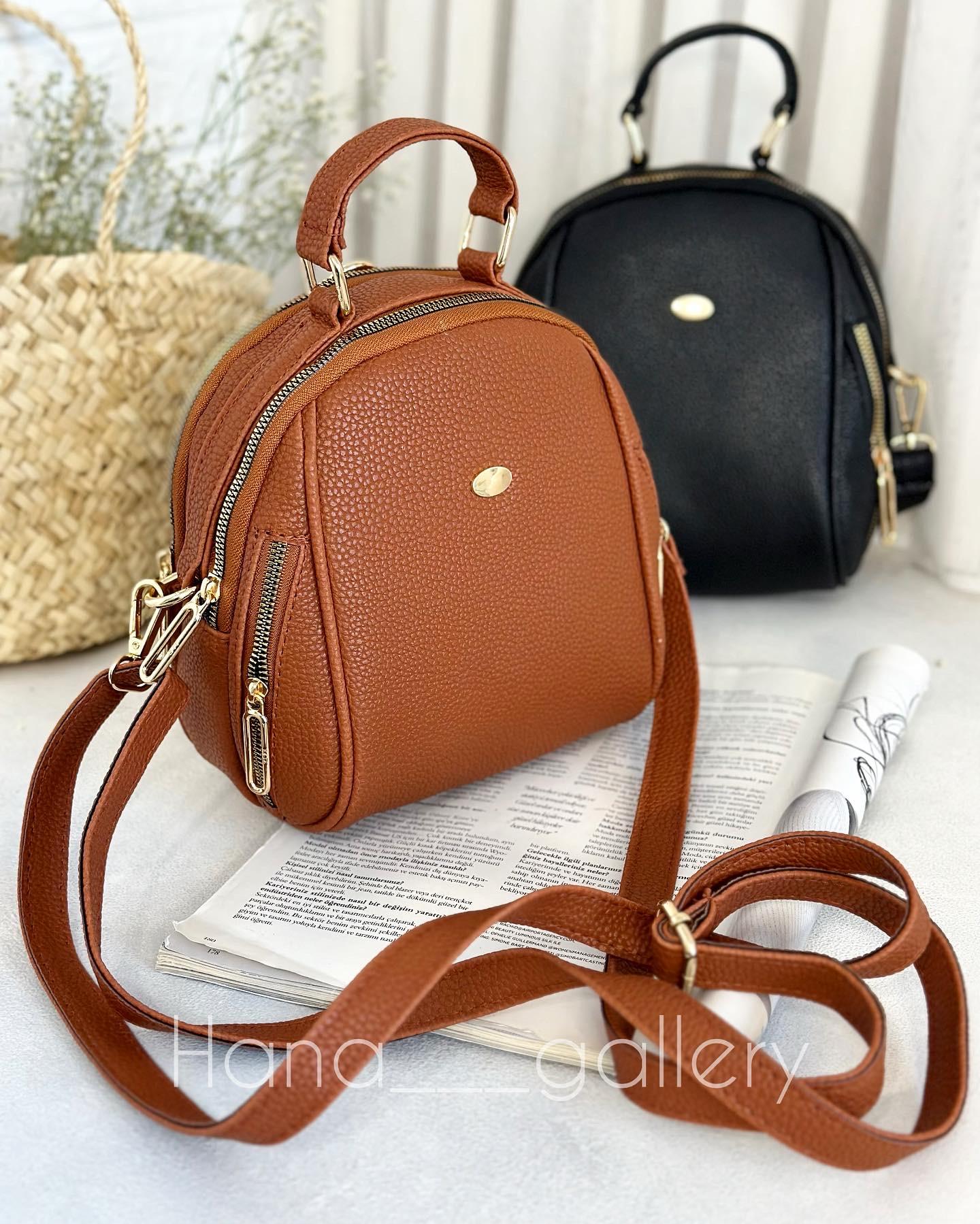 کیف دانشجویی قهوه‌ای