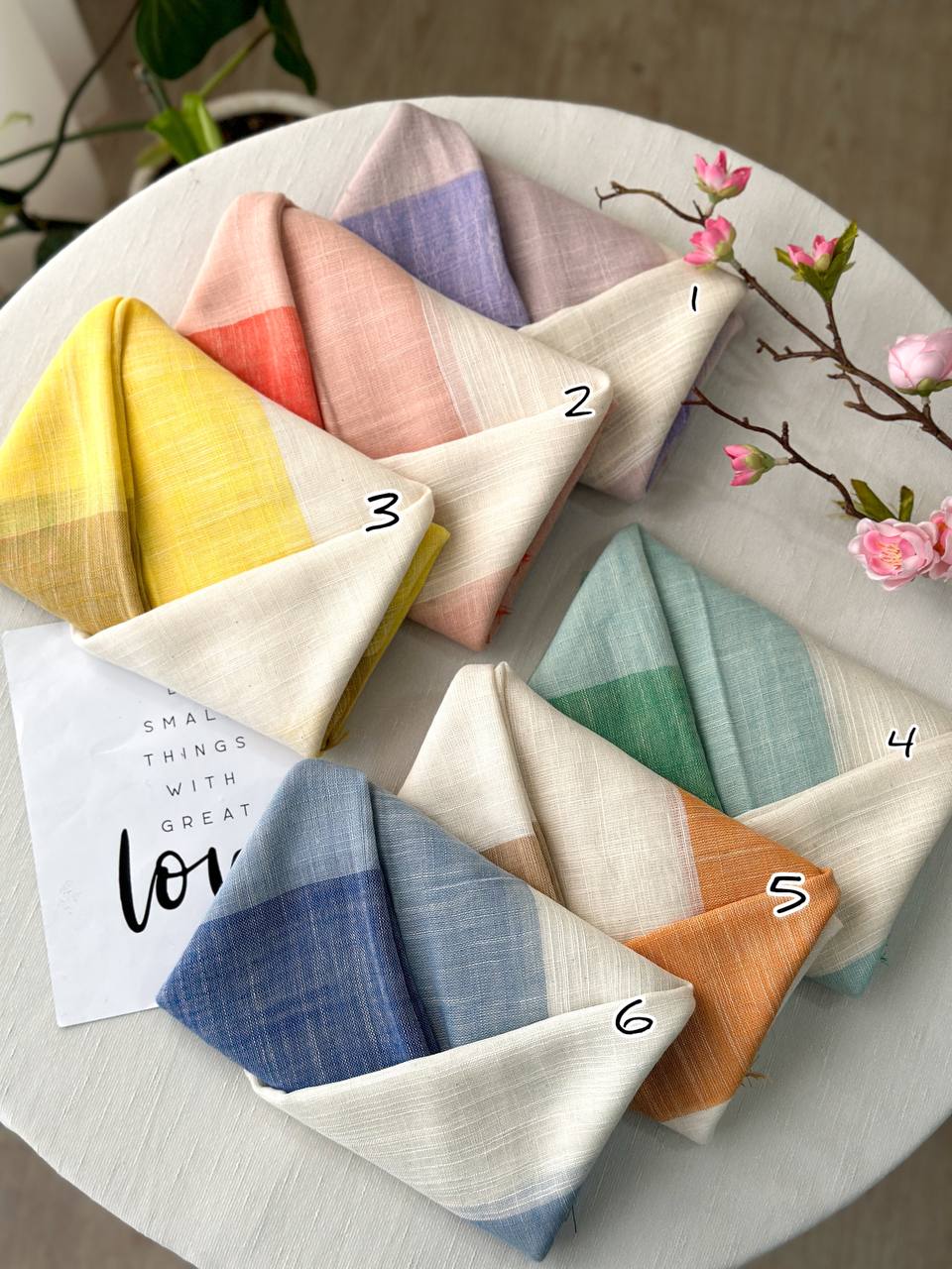 شال لنین سه رنگ شال لنین سه رنگ