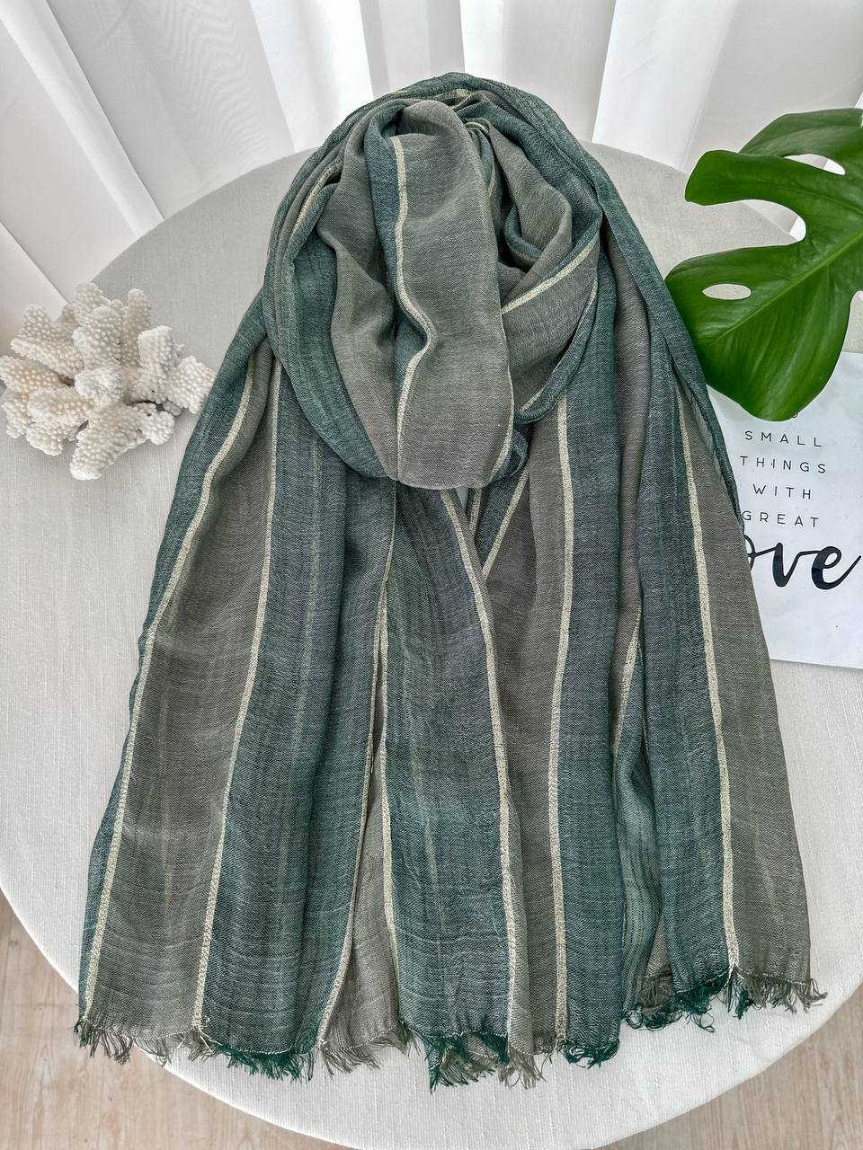 شال نخی لینن تابستانی