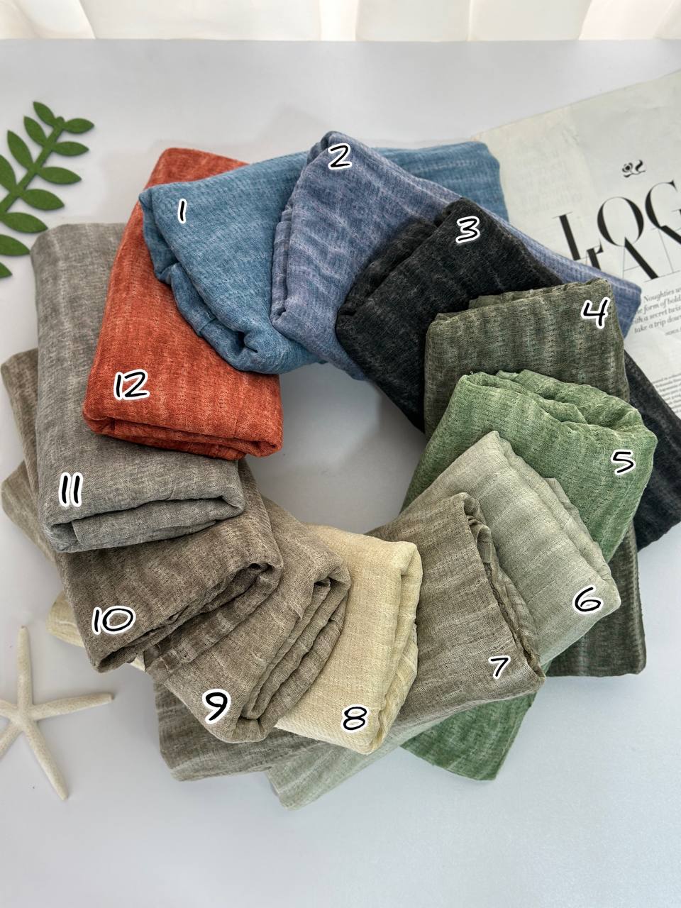 شال نخی ژاکارد سنگشور شال نخی ژاکارد سنگشور