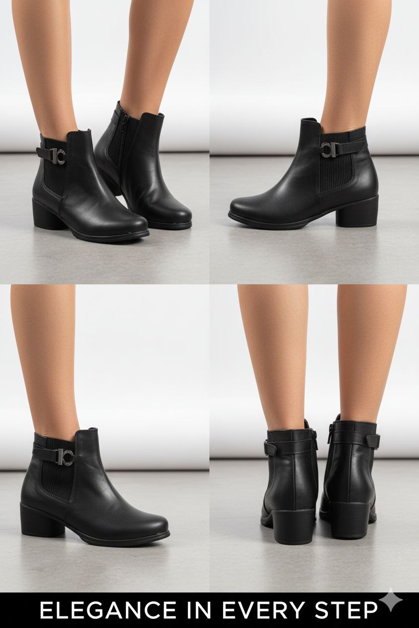 مدل کفش نیم بوت دخترانه شیک