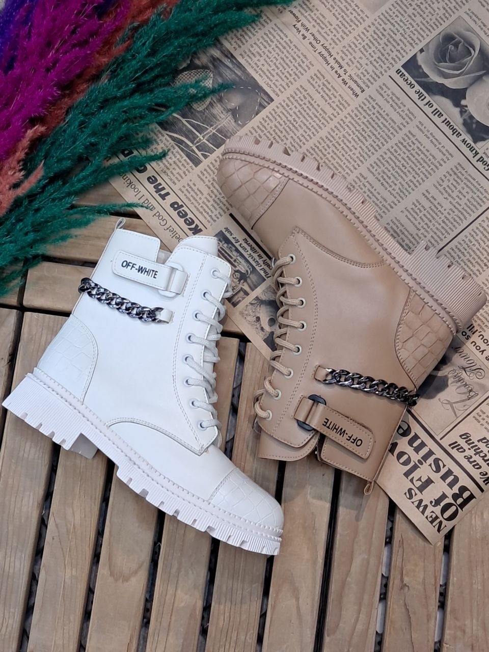 مدل کفش نیم بوت دخترانه شیک