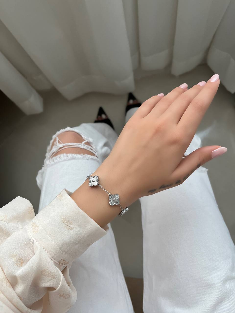 دستبند ونکلیف ساده زنجیری