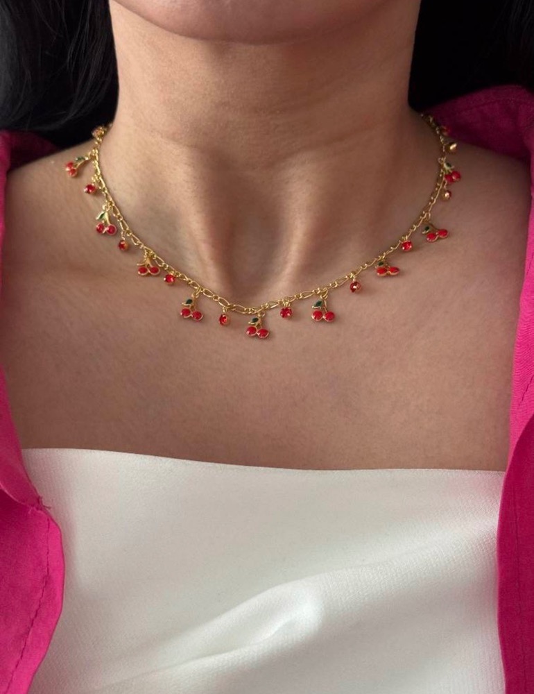 گردنبند چارم دار گیلاس