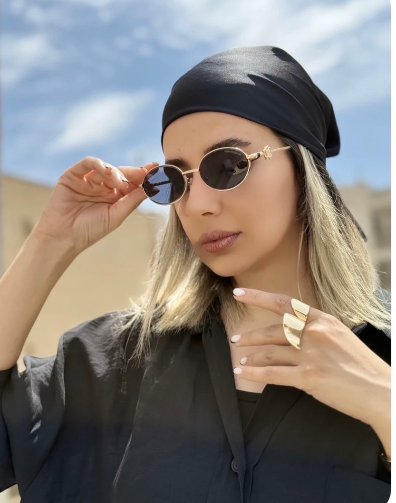 عینک دودی روبرتو کاوالی دسته فلزی