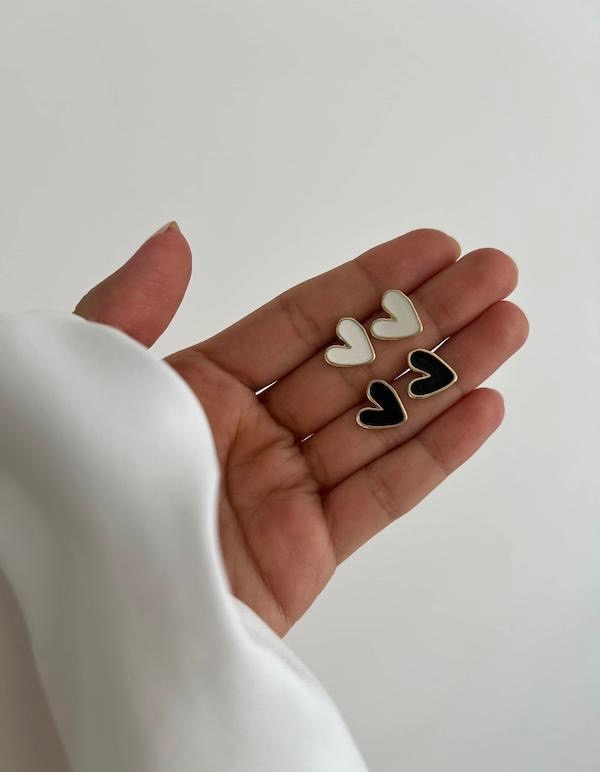گوشواره قلب مینیاتوری
